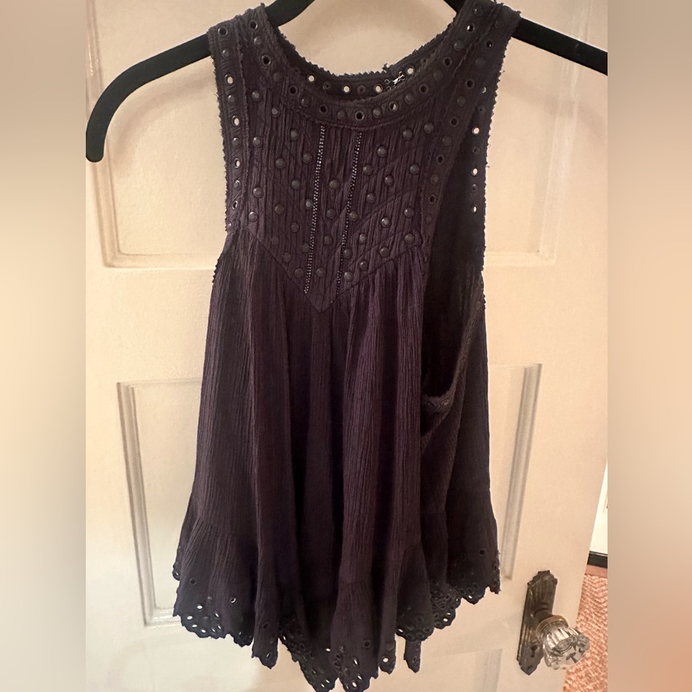 Isabel Marant Dark Purple Top Snd Skirt Set Size 34
